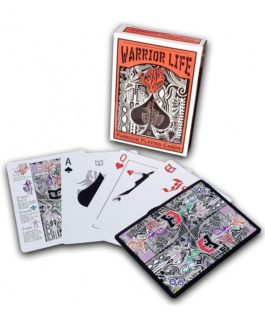 Parkour Action Pack - Parkour Dice Game Card Game Playing Cards and Tactical Leg Bag $81.04 Card Games