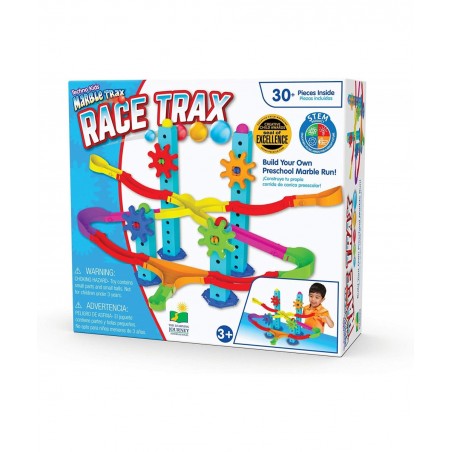 Techno Kids STEM Construction Set – Race Trax (30+ pieces) – STEM Toys & Gifts for Boys & Girls Ages 3 Years and Up $50.80 To...