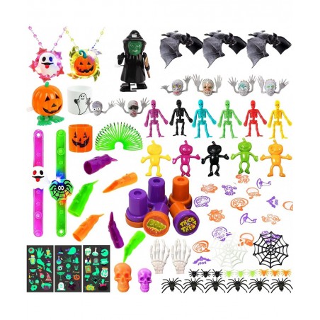 Halloween Party Favors for Kids Halloween Toys Bulk Assortment Halloween Decoration Classroom Prizes Goodie Bag Stuffers Hall...