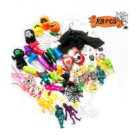 Halloween Party Favors for Kids Halloween Toys Bulk Assortment Halloween Decoration Classroom Prizes Goodie Bag Stuffers Hall...