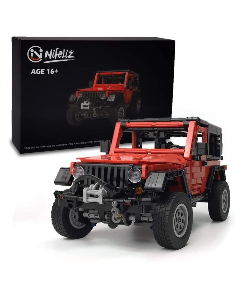 Mini Off-Road Car Wrange MOC Technique Building Blocks and Engineering Toy Adult Collectible Model Cars Kits to Build 1:14 Sc...
