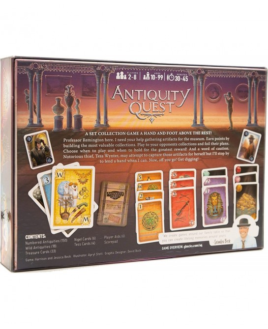 Antiquity Quest | A Set Collection Game from The Creators of Cover Your Assets & Skull King 2-8 Players 10+ $45.56 Board Games