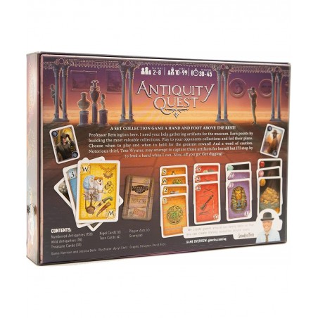 Antiquity Quest | A Set Collection Game from The Creators of Cover Your Assets & Skull King 2-8 Players 10+ $45.56 Board Games