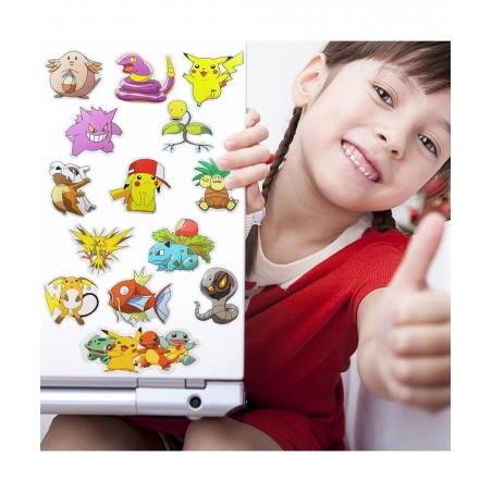 100 Pcs Anime Stickers Kawaii Cartoon Gift for Kids Teen Birthday Party Vinyl Waterproof Stickers for Water Bottle Scrapbook ...