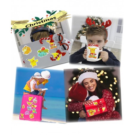 100 Pcs Anime Stickers Kawaii Cartoon Gift for Kids Teen Birthday Party Vinyl Waterproof Stickers for Water Bottle Scrapbook ...