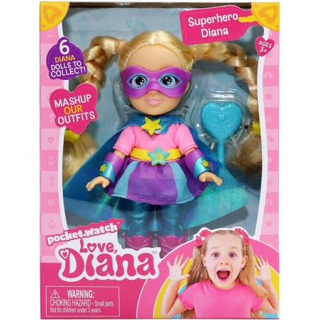 918970.005 6" Doll Asst-Superhero Mixed Colours $44.55 Dolls