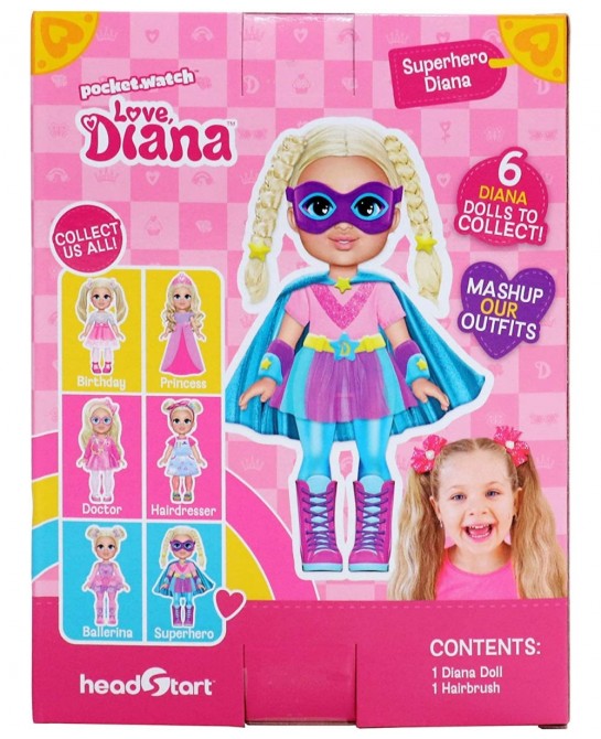 918970.005 6" Doll Asst-Superhero Mixed Colours $44.55 Dolls