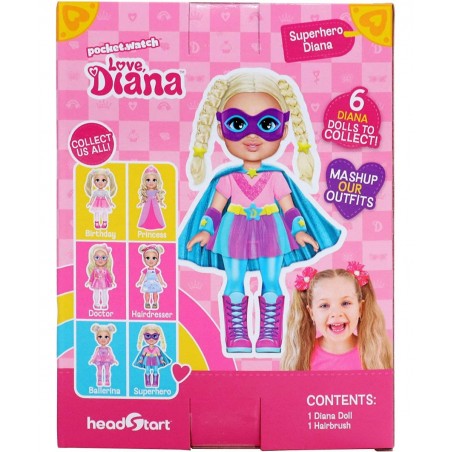 918970.005 6" Doll Asst-Superhero Mixed Colours $44.55 Dolls