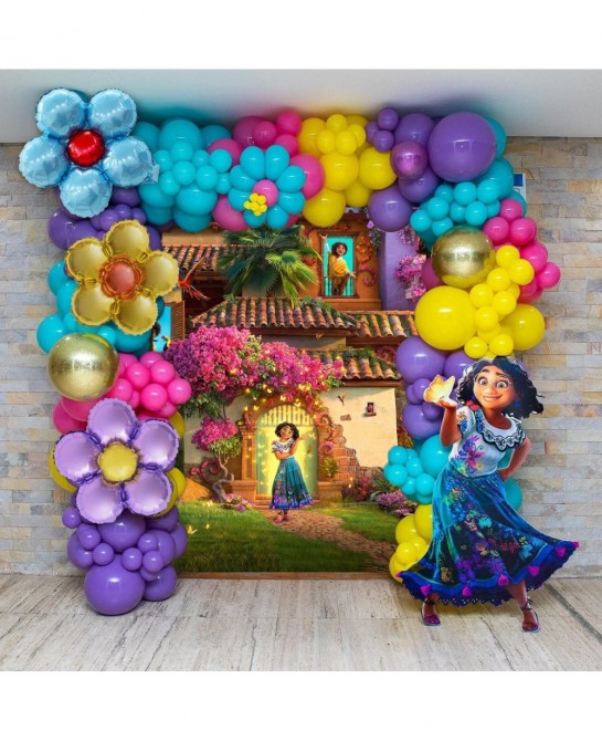 Magic Movie Party Supplies-168 Piece Balloons Garland Set Flower Aluminum Film Balloons for Birthday Kids Party Shower Celebr...