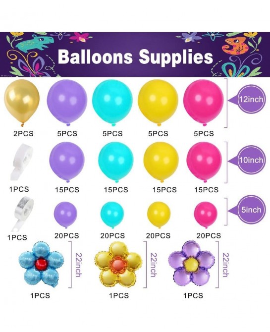 Magic Movie Party Supplies-168 Piece Balloons Garland Set Flower Aluminum Film Balloons for Birthday Kids Party Shower Celebr...