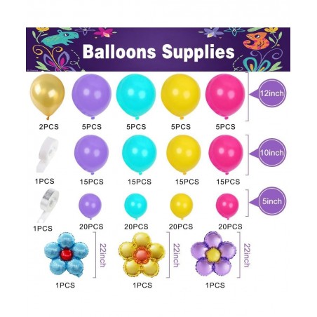 Magic Movie Party Supplies-168 Piece Balloons Garland Set Flower Aluminum Film Balloons for Birthday Kids Party Shower Celebr...