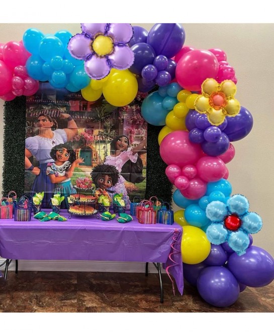 Magic Movie Party Supplies-168 Piece Balloons Garland Set Flower Aluminum Film Balloons for Birthday Kids Party Shower Celebr...