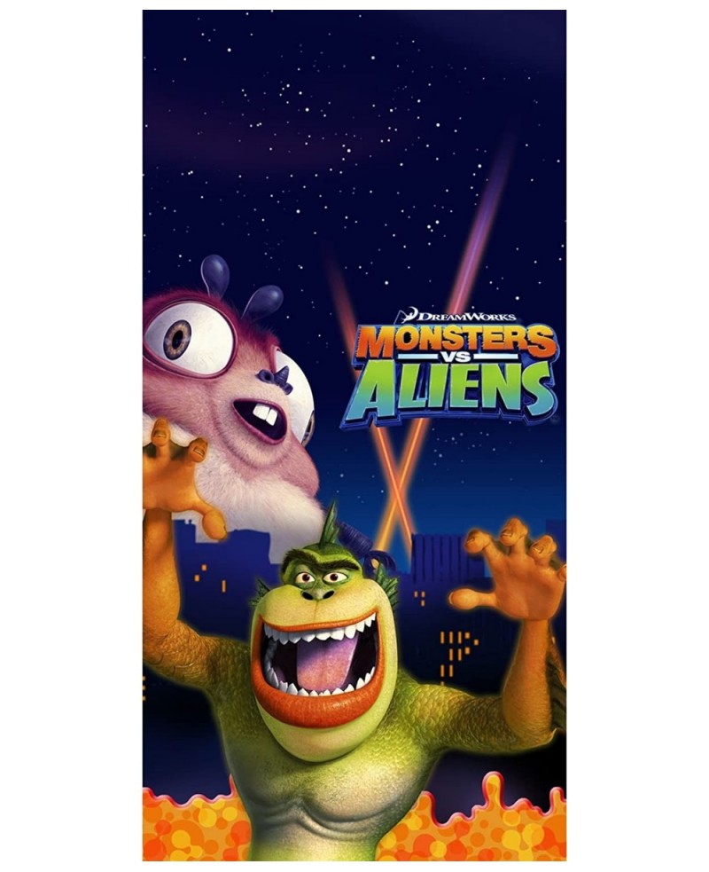 Monsters vs Aliens 54in x 102in Paper Tablecover $27.21 Kids' Party Tablecovers