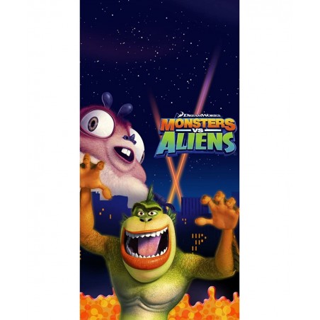 Monsters vs Aliens 54in x 102in Paper Tablecover $27.21 Kids' Party Tablecovers
