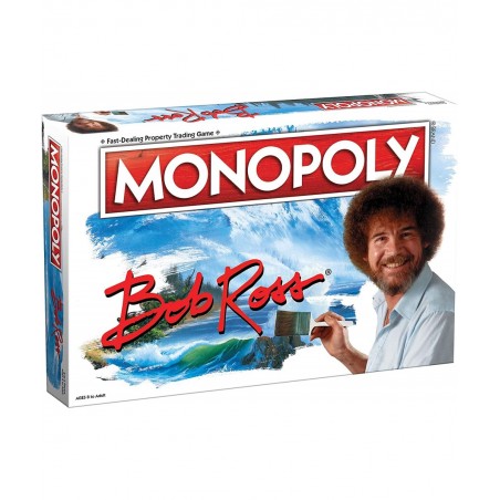 Monopoly Bob Ross | Based on Bob Ross Show The Joy of Painting | Collectible Monopoly Game Featuring Bob Ross Artwork | Offic...