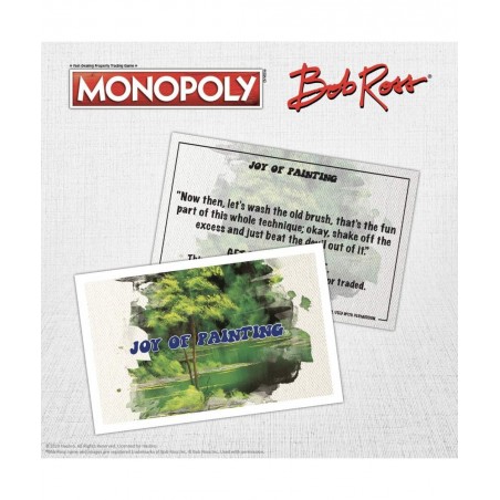 Monopoly Bob Ross | Based on Bob Ross Show The Joy of Painting | Collectible Monopoly Game Featuring Bob Ross Artwork | Offic...