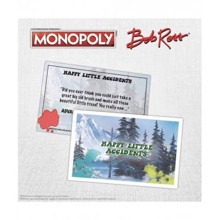 Monopoly Bob Ross | Based on Bob Ross Show The Joy of Painting | Collectible Monopoly Game Featuring Bob Ross Artwork | Offic...