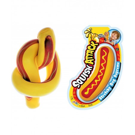 JA-RU Stretchy Hot Dog Squishy Toys (1 Unit) Anxiety Stress Relief Toys | Sensory Toys for Autistic Children Kids and Fidget ...