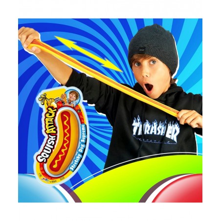 JA-RU Stretchy Hot Dog Squishy Toys (1 Unit) Anxiety Stress Relief Toys | Sensory Toys for Autistic Children Kids and Fidget ...