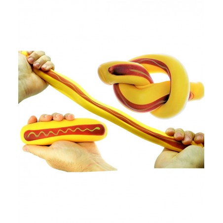 JA-RU Stretchy Hot Dog Squishy Toys (1 Unit) Anxiety Stress Relief Toys | Sensory Toys for Autistic Children Kids and Fidget ...
