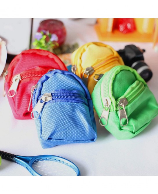1/6 Doll Backpack School Bag Model Doll House Simulation Mini Accessory Decor Gift for Boys Toddlers Girls - Yellow $11.89 Dolls