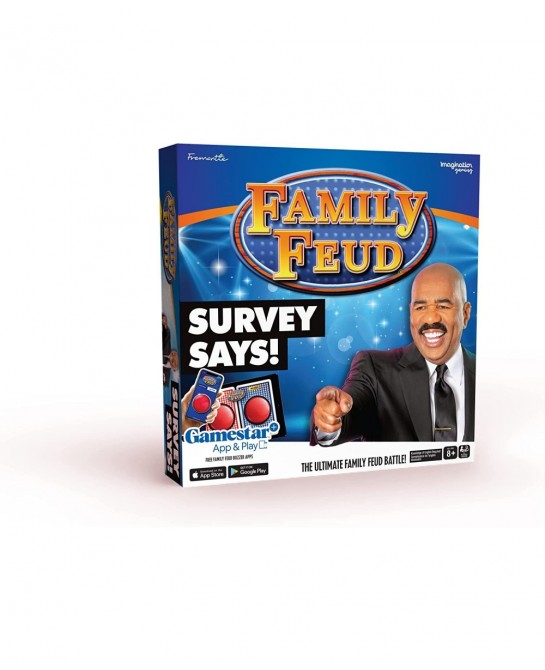 Family FEUD Survey Says Edition Card Game Complete with Hundreds of Survey Questions 150 Question Cards 50 Fast Money Cards C...