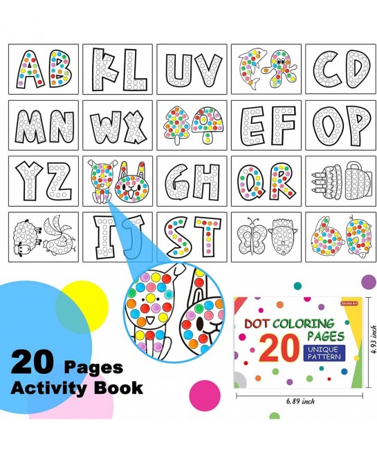 Dot Markers 30 Colors Washable Dot Markers for Toddlers with Free Activity Book Bingo Daubers Supplies for Kids Preschool Chi...