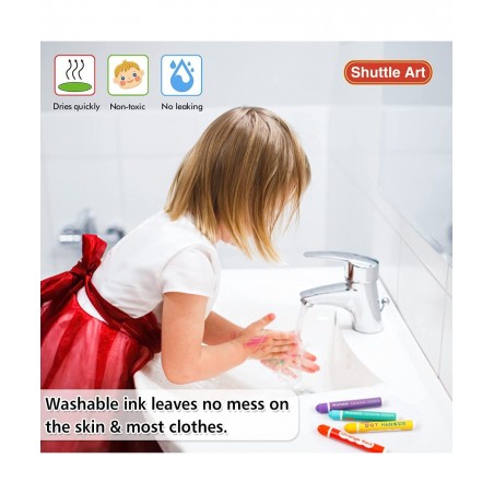 Dot Markers 30 Colors Washable Dot Markers for Toddlers with Free Activity Book Bingo Daubers Supplies for Kids Preschool Chi...