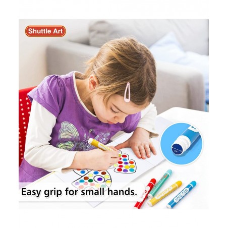 Dot Markers 30 Colors Washable Dot Markers for Toddlers with Free Activity Book Bingo Daubers Supplies for Kids Preschool Chi...