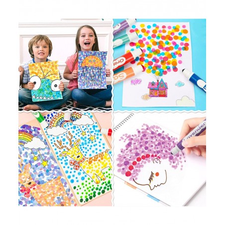 Dot Markers 30 Colors Washable Dot Markers for Toddlers with Free Activity Book Bingo Daubers Supplies for Kids Preschool Chi...