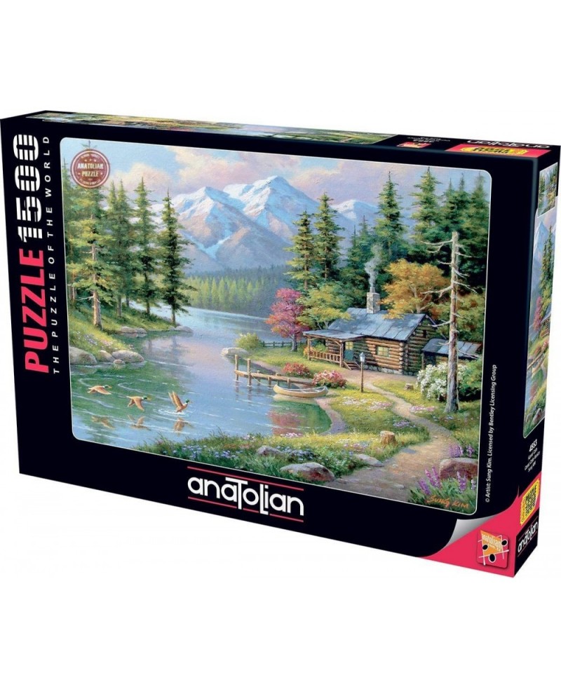 Puzzle - Resting Canoe 1500 Piece Jigsaw Puzzle Code: 4554 Multicolor $41.60 Jigsaw Puzzles