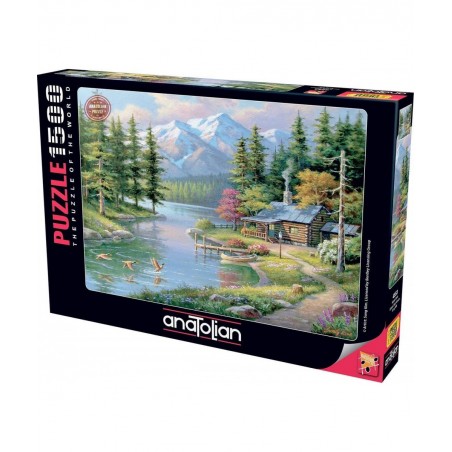 Puzzle - Resting Canoe 1500 Piece Jigsaw Puzzle Code: 4554 Multicolor $41.60 Jigsaw Puzzles