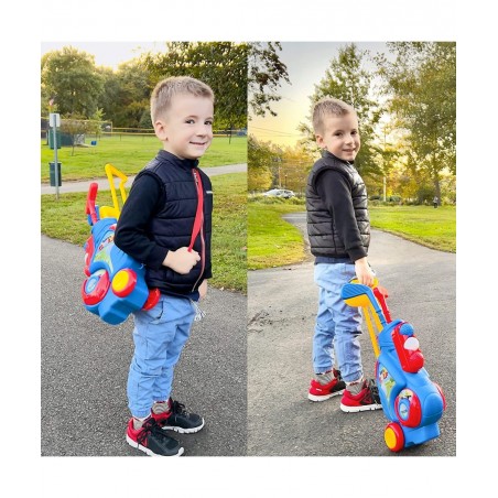 Toddler Golf Set Upgraded Kids Golf Cart with Unique Shoulder Strap Design Indoor and Outdoor Golf Toys for Boys and Girls Ag...