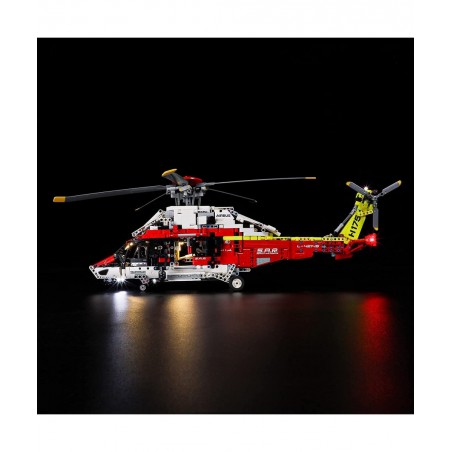 Led Lighting Kit for LEGO-42145 Airbus H175 Rescue Helicopter - Compatible with Lego Technic Building Blocks Model- Not Inclu...
