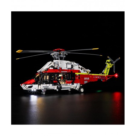 Led Lighting Kit for LEGO-42145 Airbus H175 Rescue Helicopter - Compatible with Lego Technic Building Blocks Model- Not Inclu...