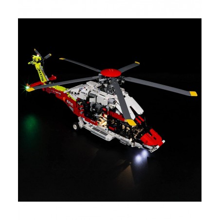 Led Lighting Kit for LEGO-42145 Airbus H175 Rescue Helicopter - Compatible with Lego Technic Building Blocks Model- Not Inclu...