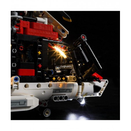 Led Lighting Kit for LEGO-42145 Airbus H175 Rescue Helicopter - Compatible with Lego Technic Building Blocks Model- Not Inclu...