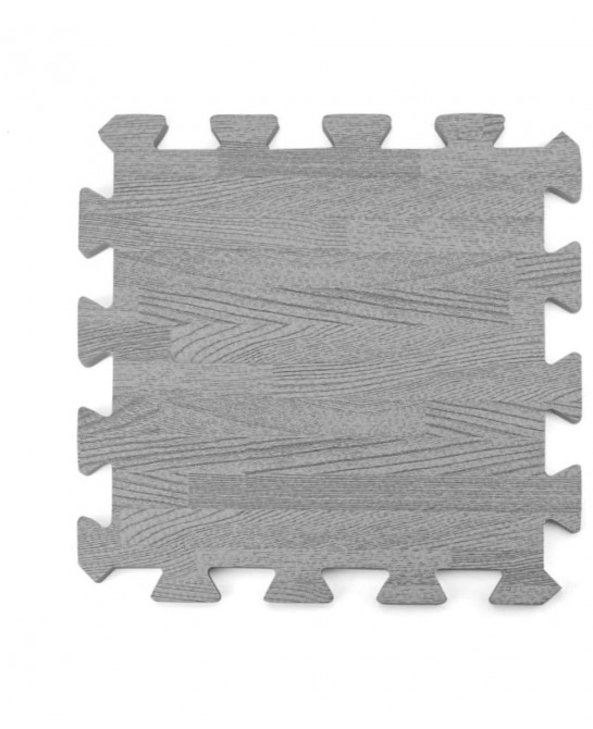 16 Pieces Printed Wood Grain Interlocking Floor Tiles 3/8-Inch Thick EVA Foam Grey Puzzle Floor Mat $59.28 Puzzle Play Mats