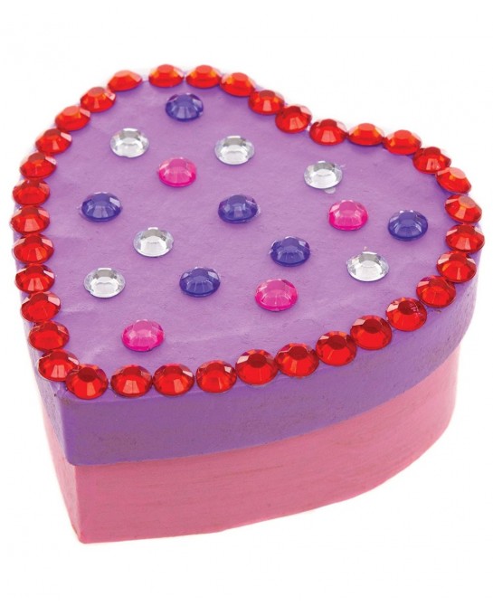 AT369 Red Pinks & Purple Self-Adhesive Gems - Pack of 900 Assorted Jewel Sticker Craft Embellishments for Kids Arts and Craft...