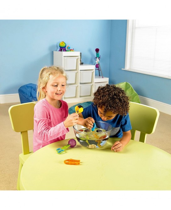 Noodle Knockout! Fine Motor Game & Helping Hands Fine Motor Tool Set Toy Fine Motor and Sensory Toy Ages 3+ (LER5558) Multi-C...