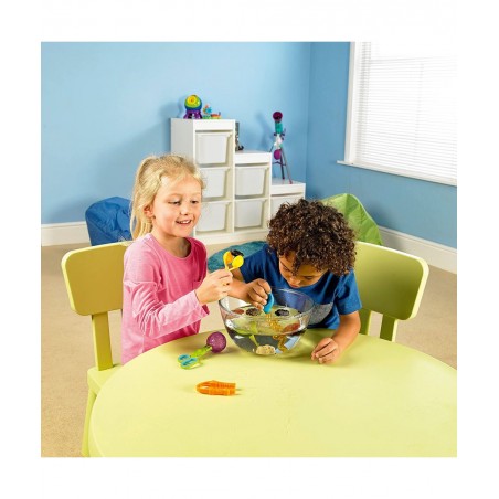 Noodle Knockout! Fine Motor Game & Helping Hands Fine Motor Tool Set Toy Fine Motor and Sensory Toy Ages 3+ (LER5558) Multi-C...