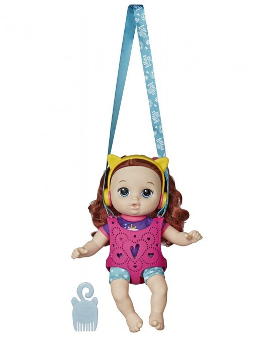 Littles Carry ‘n Go Squad Little Zoe Red Curly Hair Doll Doll Carrier Accessories Toy for Kids Ages 3 Years and Up (Amazon Ex...
