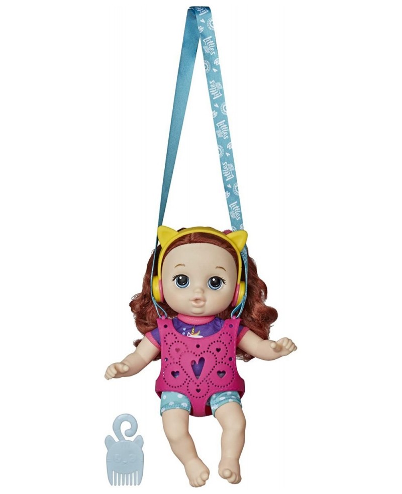 Littles Carry ‘n Go Squad Little Zoe Red Curly Hair Doll Doll Carrier Accessories Toy for Kids Ages 3 Years and Up (Amazon Ex...
