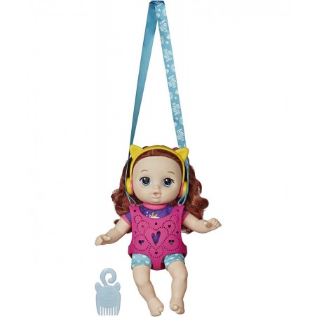 Littles Carry ‘n Go Squad Little Zoe Red Curly Hair Doll Doll Carrier Accessories Toy for Kids Ages 3 Years and Up (Amazon Ex...