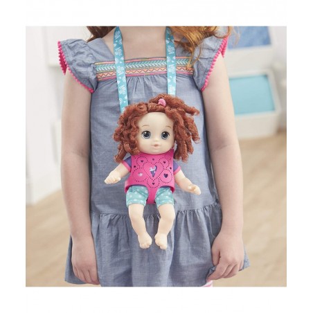 Littles Carry ‘n Go Squad Little Zoe Red Curly Hair Doll Doll Carrier Accessories Toy for Kids Ages 3 Years and Up (Amazon Ex...