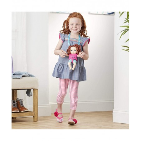 Littles Carry ‘n Go Squad Little Zoe Red Curly Hair Doll Doll Carrier Accessories Toy for Kids Ages 3 Years and Up (Amazon Ex...