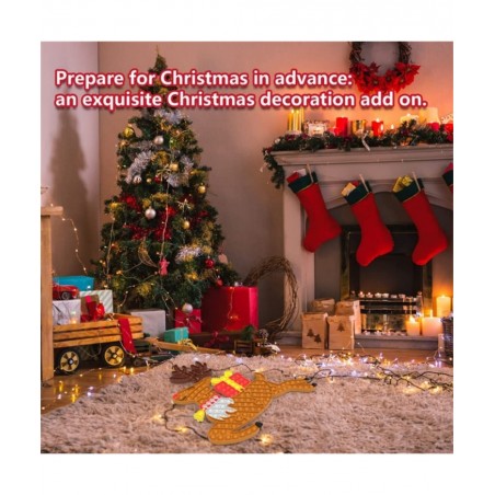 Big Christmas Pop Fidget Toys Large-Size Christmas Push Bubble Poke Large Mega Giant Stress Relief Silicone Pressure Cute Toy...