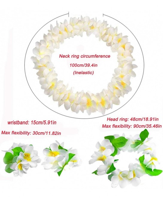 5pcs/ Set Women's Hawaiian Luau Elastic Grass Hula Skirt 80cm $29.29 Kids' Dress-Up Accessories