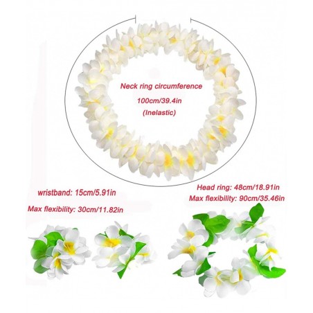 5pcs/ Set Women's Hawaiian Luau Elastic Grass Hula Skirt 80cm $29.29 Kids' Dress-Up Accessories
