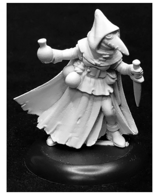 Dungeon Dwellers Sister Hazel Plague Doctor 07017 Unpainted Metal Mini $17.86 Miniature Novelty Toys